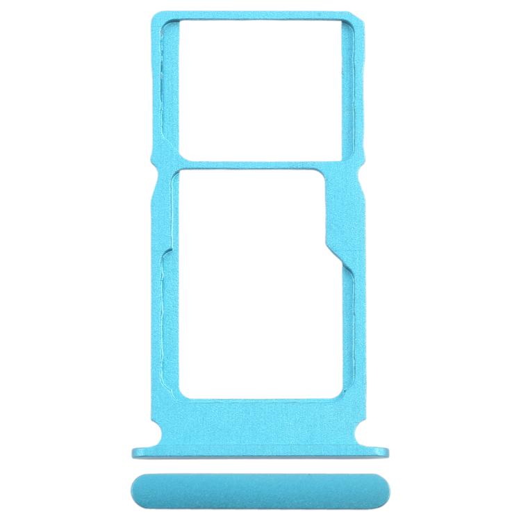 For Nokia G50 Original SIM Card Tray + SIM Card Tray / Micro SD Card Tray (Blue) - Card Tray by buy2fix | Online Shopping UK | buy2fix