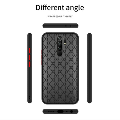 For Xiaomi Redmi 9 PINWUYO Series 2nd Generation PC + TPU Anti-drop All-inclusive Protective Shell Matte Back Cover(Red) - Xiaomi Cases by PINWUYO | Online Shopping UK | buy2fix