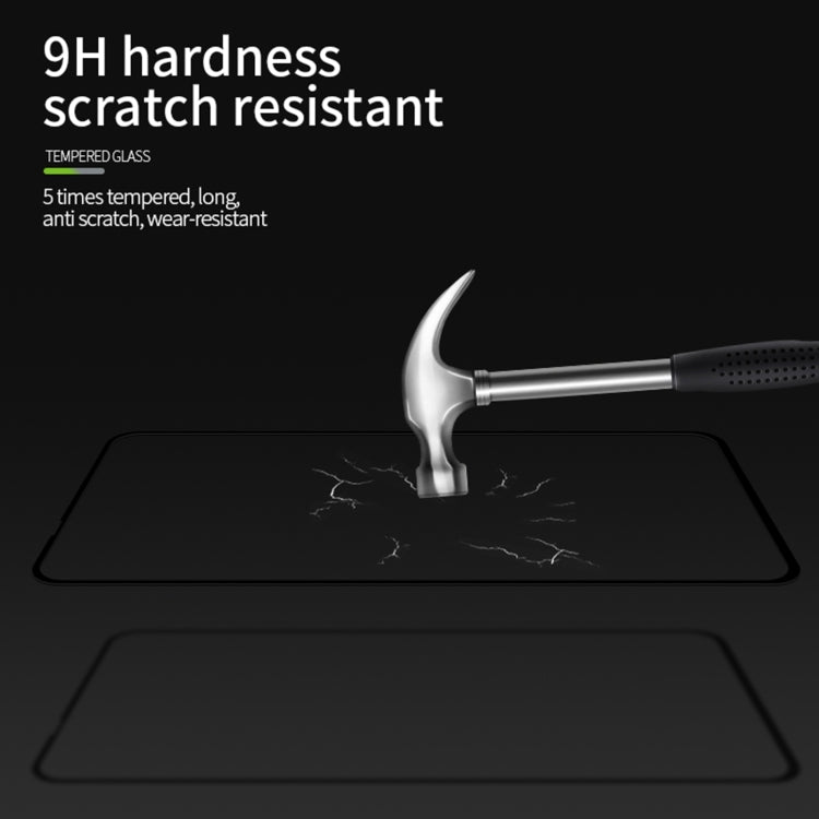 For Xiaomi Redmi Note9 5G PINWUYO 9H 2.5D Full Screen Tempered Glass Film(Black) -  by PINWUYO | Online Shopping UK | buy2fix