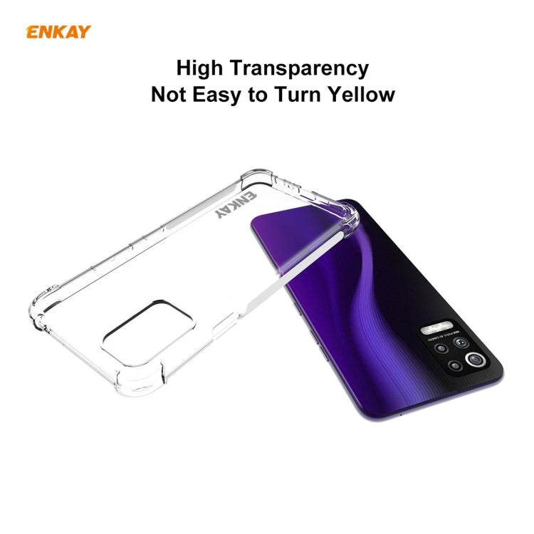 For LG K52 / Q52 / K62 / K62+ Hat-Prince ENKAY Clear TPU Shockproof Case Soft Anti-slip Cover - LG by ENKAY | Online Shopping UK | buy2fix