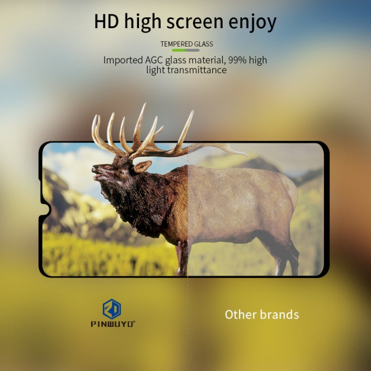 For ViVO Y52s PINWUYO 9H 2.5D Full Screen Tempered Glass Film(Black) - vivo Tempered Glass by PINWUYO | Online Shopping UK | buy2fix