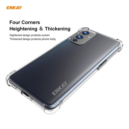 For OnePlus 9 Hat-Prince ENKAY Clear TPU Shockproof Case Soft Anti-slip Cover - OnePlus Cases by ENKAY | Online Shopping UK | buy2fix