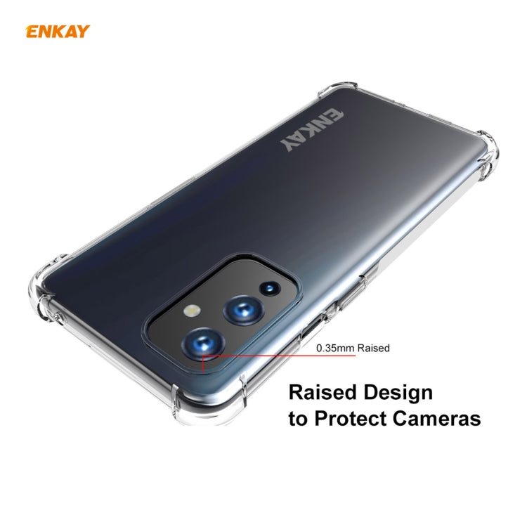 For OnePlus 9 Hat-Prince ENKAY Clear TPU Shockproof Case Soft Anti-slip Cover - OnePlus Cases by ENKAY | Online Shopping UK | buy2fix