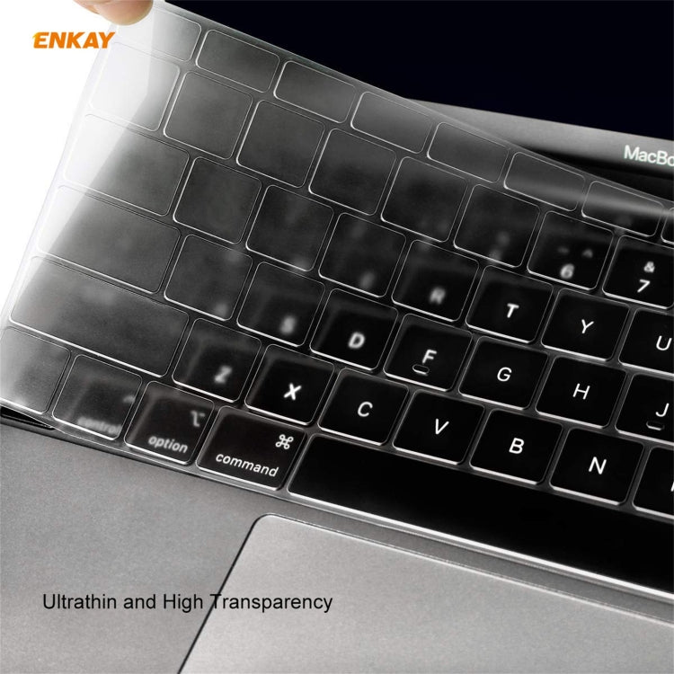 ENKAY 3 in 1 Matte Laptop Protective Case + US Version TPU Keyboard Film + Anti-dust Plugs Set for MacBook Pro 13.3 inch A1708 (without Touch Bar)(Black) - MacBook Pro Cases by ENKAY | Online Shopping UK | buy2fix