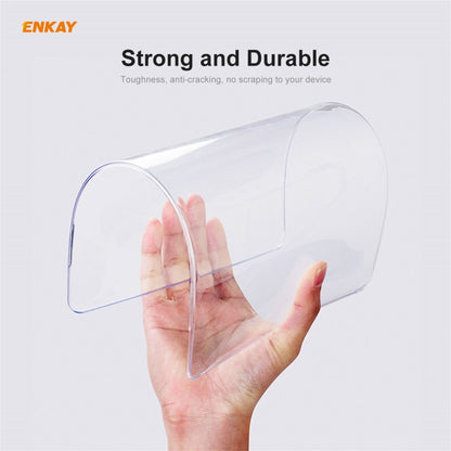 ENKAY 3 in 1  Crystal Laptop Protective Case + EU Version TPU Keyboard Film + Anti-dust Plugs Set for MacBook Pro 15.4 inch A1707 & A1990 (with Touch Bar)(Transparent) - MacBook Pro Cases by ENKAY | Online Shopping UK | buy2fix