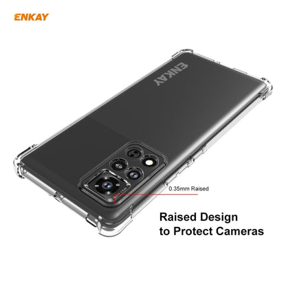 For Honor V40 Hat-Prince ENKAY Clear TPU Shockproof Case Soft Anti-slip Cover - Motorola Cases by ENKAY | Online Shopping UK | buy2fix