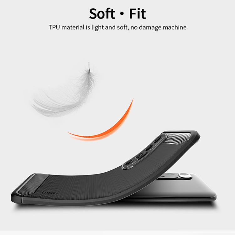 For Xiaomi Mi 10S MOFI Gentleness Series Brushed Texture Carbon Fiber Soft TPU Case(Black) - Xiaomi Cases by MOFI | Online Shopping UK | buy2fix