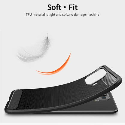 For Xiaomi Mi 11 Pro MOFI Gentleness Series Brushed Texture Carbon Fiber Soft TPU Case(Blue) - Xiaomi Cases by MOFI | Online Shopping UK | buy2fix