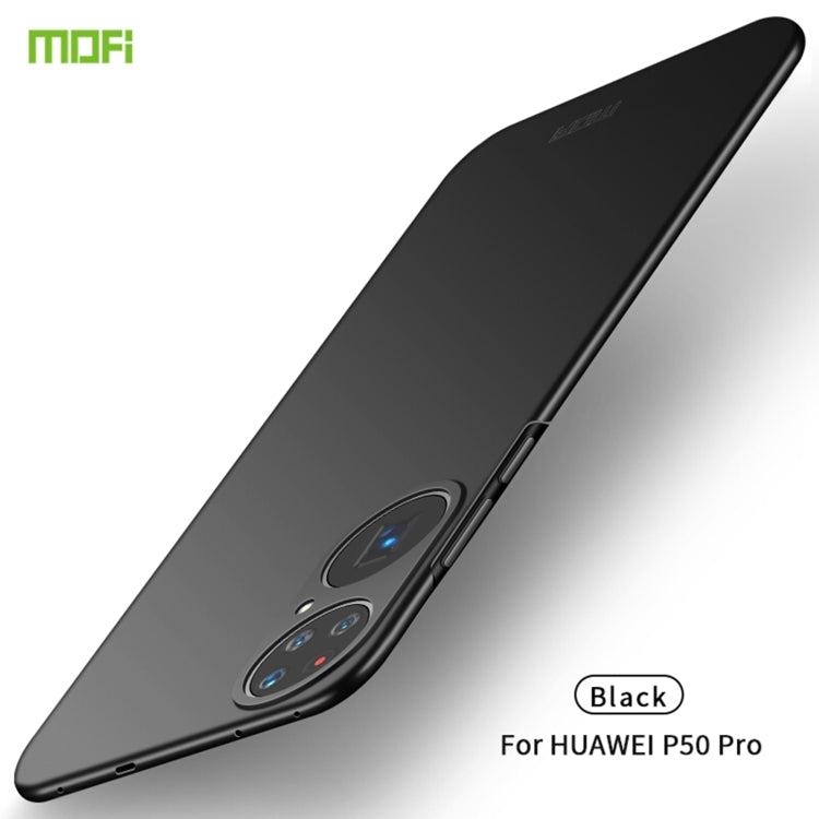 For Huawei P50 Pro MOFI Frosted PC Ultra-thin Hard Case(Black) - Huawei Cases by MOFI | Online Shopping UK | buy2fix