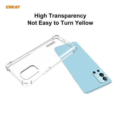 For OnePlus 9R ENKAY Hat-Prince Clear TPU Shockproof Case Soft Anti-slip Cover - OnePlus Cases by ENKAY | Online Shopping UK | buy2fix