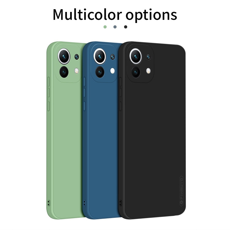 For Xiaomi Mi 11 PINWUYO Touching Series Liquid Silicone TPU Shockproof Case(Green) - Xiaomi Cases by PINWUYO | Online Shopping UK | buy2fix