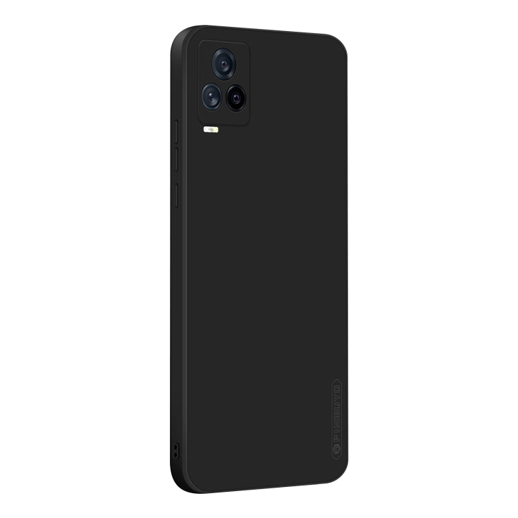 For vivo IQOO7 PINWUYO Touching Series Liquid Silicone TPU Shockproof Case(Black) - OPPO Cases by PINWUYO | Online Shopping UK | buy2fix