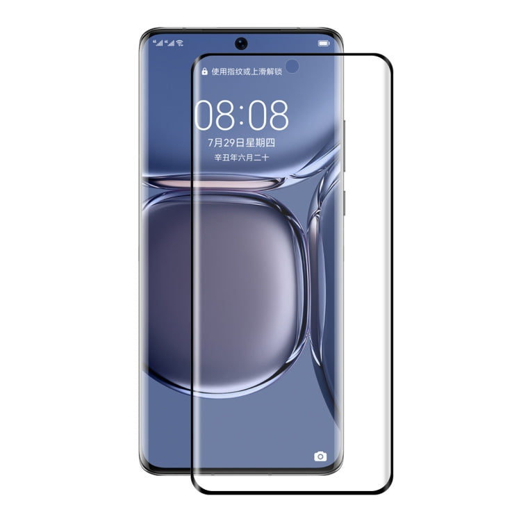 For Huawei P50 Pro ENKAY Hat-Prince 3D Curved Explosion-proof Full Coverage Film Heat Bending Tempered Glass Protector - Huawei Tempered Glass by ENKAY | Online Shopping UK | buy2fix