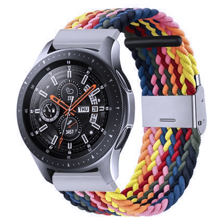 For Samsung Galaxy Watch 4 / Watch 5 20mm Nylon Braided Metal Buckle Watch Band(Color 2) - Watch Bands by buy2fix | Online Shopping UK | buy2fix