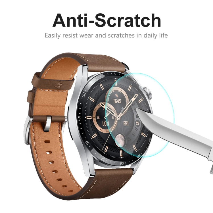 2 PCS For Huawei Watch GT 3 46mm ENKAY Hat-Prince Crystal Screen Protector Anti-scratch Watch Film - Screen Protector by ENKAY | Online Shopping UK | buy2fix