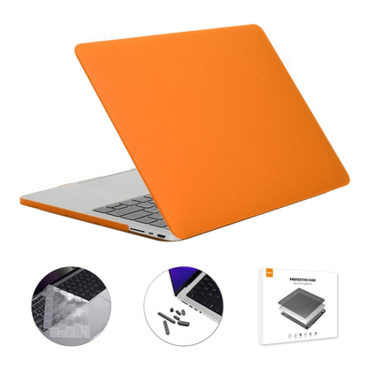 ENKAY Hat-Prince 3 in 1 Matte Laptop Protective Case + TPU Keyboard Film + Anti-dust Plugs Set for MacBook Pro 16.2 inch A2485 2021/A2880 2023, Version:EU Version(Orange) - MacBook Pro Cases by ENKAY | Online Shopping UK | buy2fix