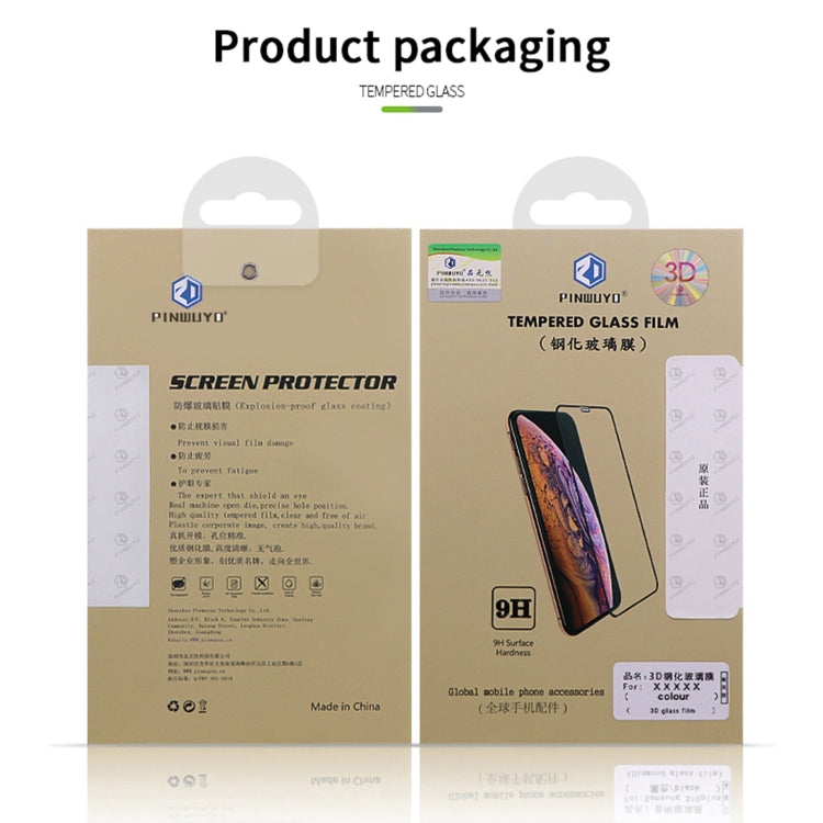 For Xiaomi Mix4 PINWUYO 9H 3D Hot Bending Tempered Glass Film(Black) - Others by PINWUYO | Online Shopping UK | buy2fix