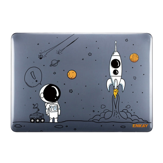 For MacBook Air 13.3 inch A1932 2018 ENKAY Spaceman Pattern Laotop Protective Crystal Case(Spaceman No.1) - MacBook Air Cases by ENKAY | Online Shopping UK | buy2fix