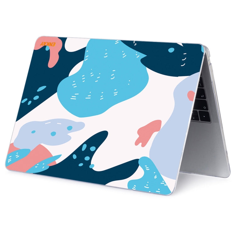 ENKAY Hat-Prince Geometry Pattern Laotop Protective Crystal Case for MacBook Pro 14.2 inch A2442 2021/A2779 2023(Geometry No.5) - MacBook Pro Cases by ENKAY | Online Shopping UK | buy2fix