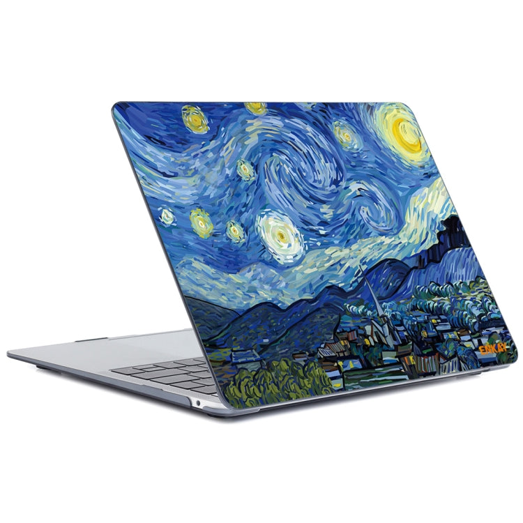 ENKAY Hat-Prince Natural Series Laotop Protective Crystal Case for MacBook Pro 16.2 inch A2485 2021/A2880 2023(Starry Night) - MacBook Pro Cases by ENKAY | Online Shopping UK | buy2fix