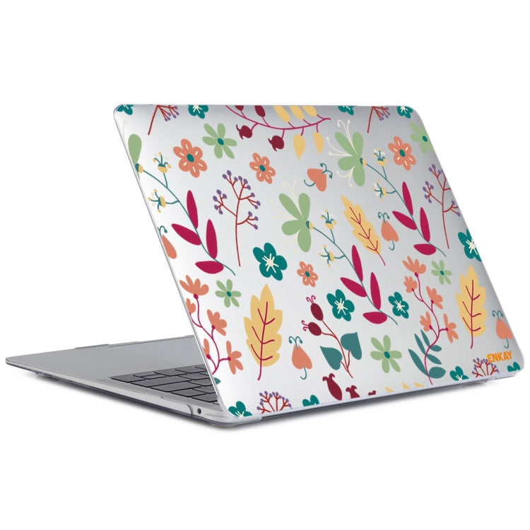 ENKAY Flower Series Pattern Laotop Protective Crystal Case For MacBook Pro 13.3 inch A2251 / A2289 / A2338 2020(Spring) - MacBook Pro Cases by ENKAY | Online Shopping UK | buy2fix