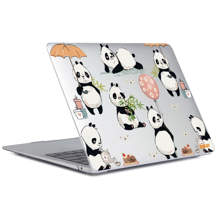 ENKAY Animal Series Pattern Laotop Protective Crystal Case For MacBook Pro 14.2 inch A2442 2021/A2779 2023(Panda) - MacBook Pro Cases by ENKAY | Online Shopping UK | buy2fix