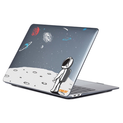 For MacBook Air 13.3 inch A1932 / A2179 / A2337 ENKAY Star Series Pattern Laotop Protective Crystal Case(Backpack Astronaut) - MacBook Air Cases by ENKAY | Online Shopping UK | buy2fix