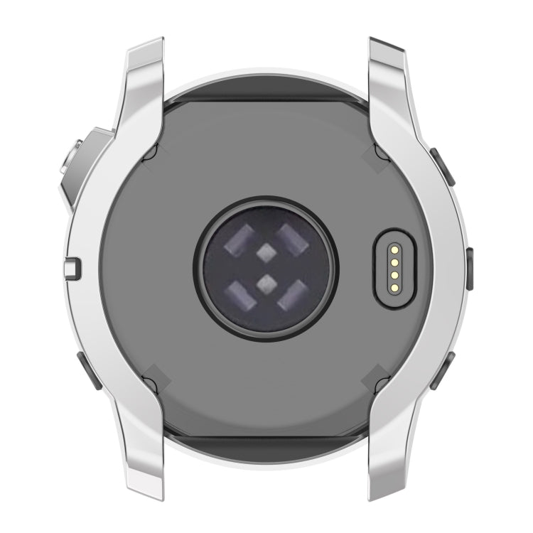 For Garmin Fenix 7S Shockproof TPU Watch Case(Silver) - Watch Cases by buy2fix | Online Shopping UK | buy2fix