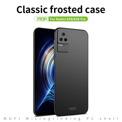 For Xiaomi Redmi K50 / K50 Pro MOFI Frosted PC Ultra-thin Hard  Phone Case(Red) - Xiaomi Cases by MOFI | Online Shopping UK | buy2fix