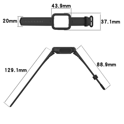 For Xiaomi Mi Watch Lite Silicone Solid Color Watch Band(Dark Green) - Watch Bands by buy2fix | Online Shopping UK | buy2fix