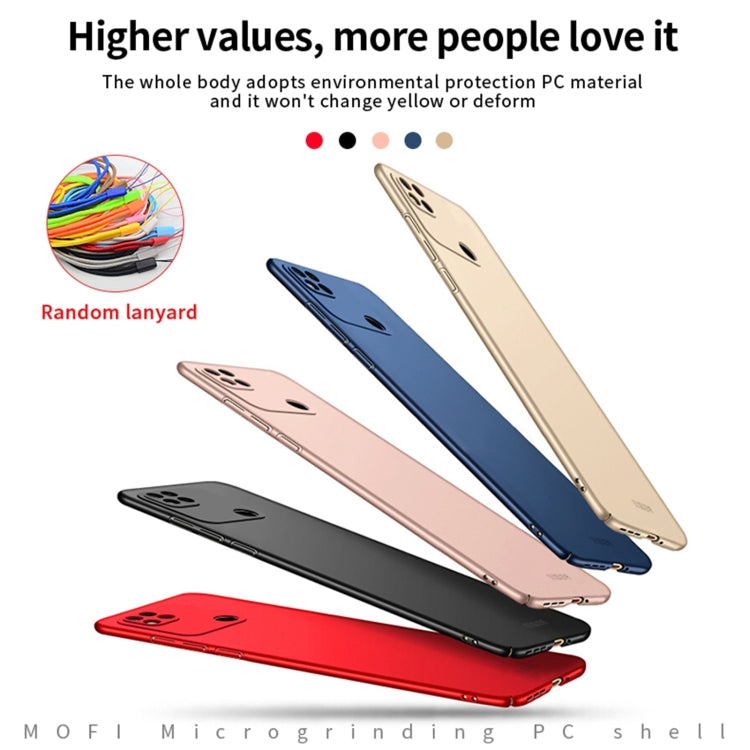 For Xiaomi Redmi 10A MOFI Frosted PC Ultra-thin Hard Case(Rose Gold) - Xiaomi Cases by MOFI | Online Shopping UK | buy2fix