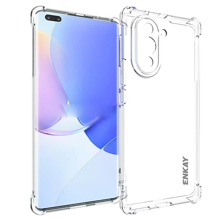 For Huawei Nova 10 Pro 4G ENKAY Transparent TPU Shockproof Phone Case - Huawei Cases by ENKAY | Online Shopping UK | buy2fix