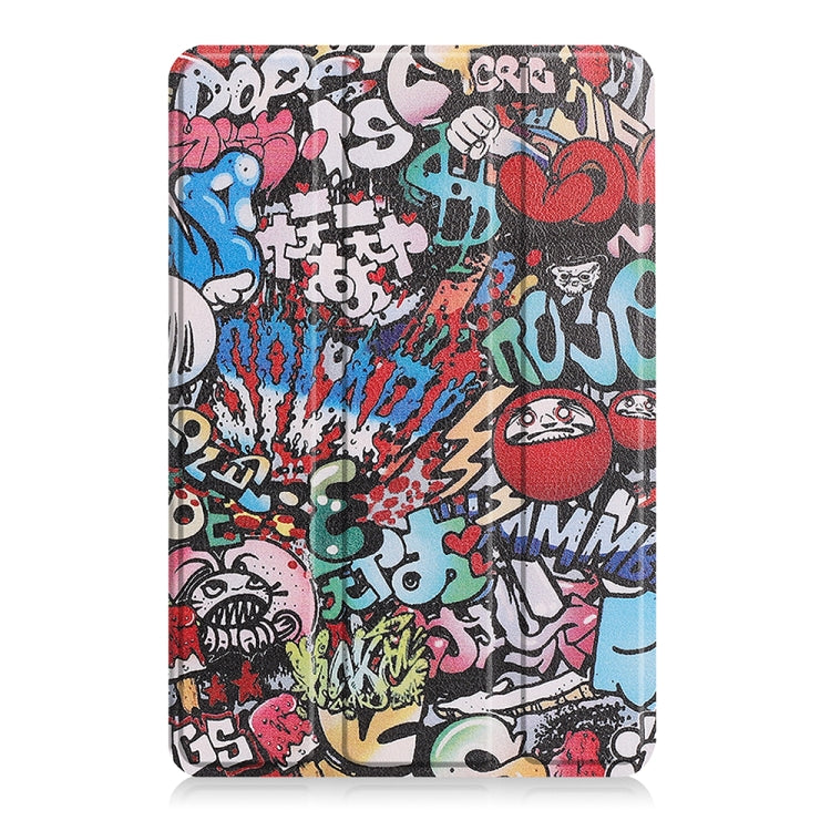 For Amazon Fire 7 12th 2022 JSM Smart Leather Tablet Case(Graffiti) - Amazon by jumper | Online Shopping UK | buy2fix