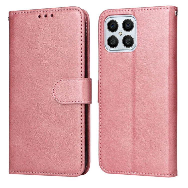 For Honor X8 / X30i / Play6T Pro JSM Calf Texture Leather Phone Case(Pink) - Honor Cases by JUNSUNMAY | Online Shopping UK | buy2fix