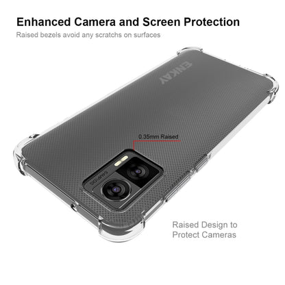 For Motorola Edge 30 Lite ENKAY Clear TPU Shockproof Phone Case - Motorola Cases by ENKAY | Online Shopping UK | buy2fix