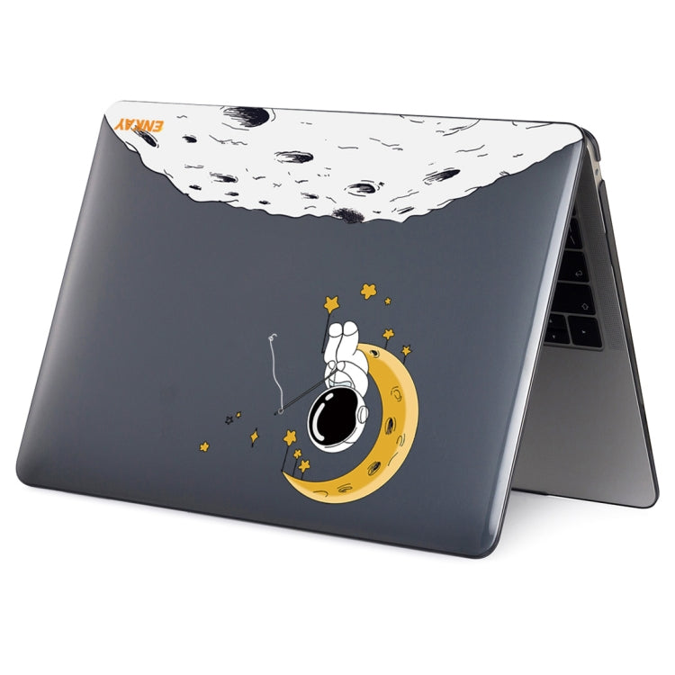 For MacBook Pro 14.2 A2442/A2779 2023 ENKAY Hat-Prince 3 in 1 Spaceman Pattern Laotop Protective Crystal Case with TPU Keyboard Film / Anti-dust Plugs, Version:US(Spaceman No.3) - MacBook Pro Cases by ENKAY | Online Shopping UK | buy2fix