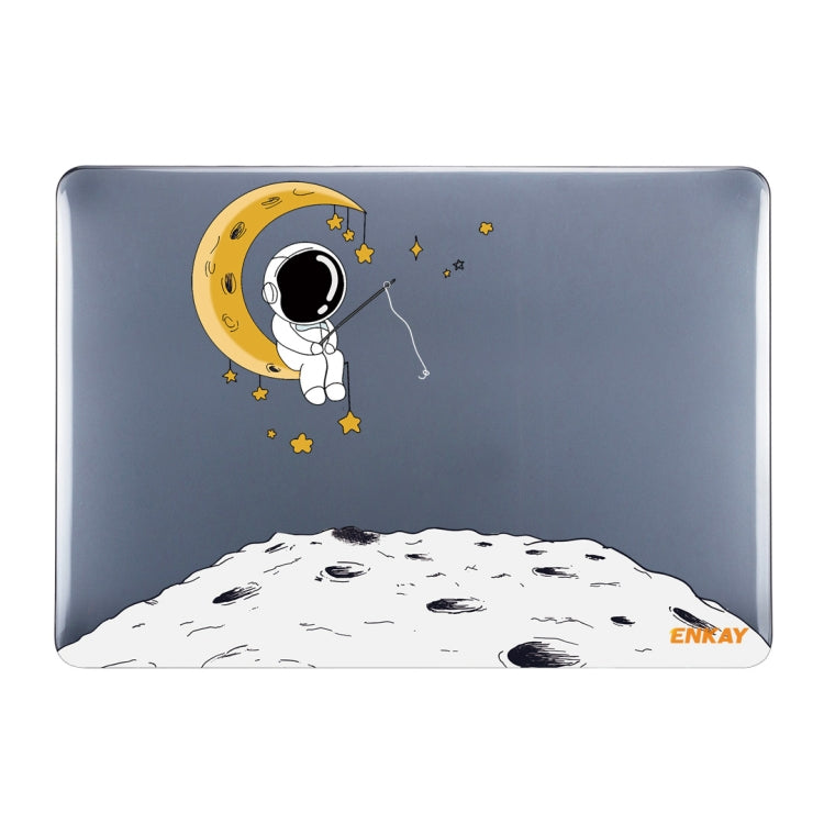 For MacBook Pro 14.2 A2442/A2779 2023 ENKAY Hat-Prince 3 in 1 Spaceman Pattern Laotop Protective Crystal Case with TPU Keyboard Film / Anti-dust Plugs, Version:EU(Spaceman No.3) - MacBook Pro Cases by ENKAY | Online Shopping UK | buy2fix