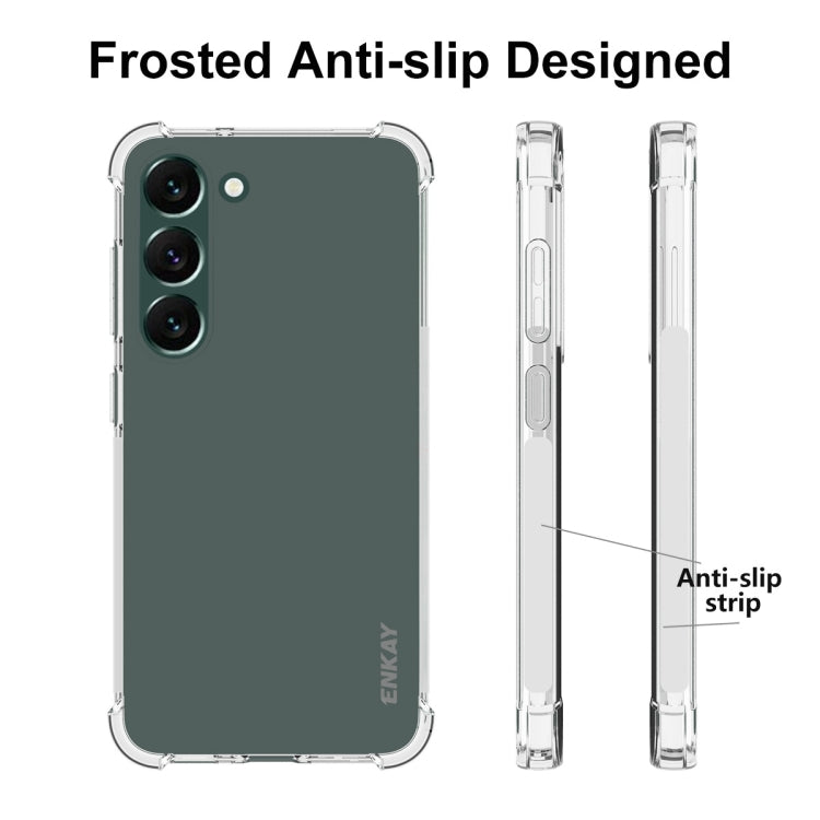 For Samsung Galaxy S23+ 5G ENKAY Hat-Prince Clear TPU Shockproof Phone Case - Galaxy S23+ 5G Cases by ENKAY | Online Shopping UK | buy2fix