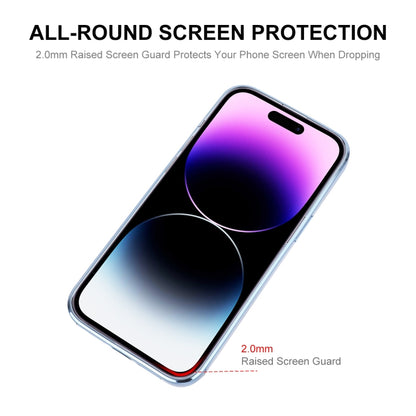 For iPhone 14 Pro ENKAY Electroplated MagSafe Shockproof TPU Phone Case with Lens Film(Silver) - iPhone 14 Pro Cases by ENKAY | Online Shopping UK | buy2fix