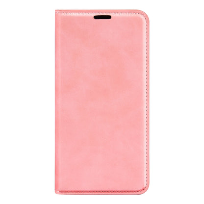 For OnePlus 11  Retro-skin Magnetic Suction Leather Phone Case(Pink) - OnePlus Cases by buy2fix | Online Shopping UK | buy2fix