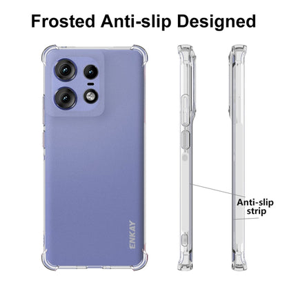 For Motorola Edge 50 Pro 5G ENKAY Hat-Prince Transparent TPU Shockproof Phone Case - Motorola Cases by ENKAY | Online Shopping UK | buy2fix