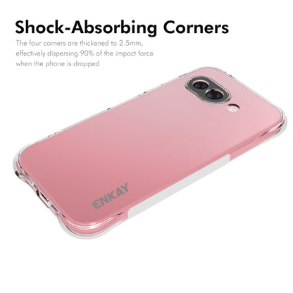 For Google Pixel 9a ENKAY Hat-Prince Transparent TPU Shockproof Phone Case - Google Cases by ENKAY | Online Shopping UK | buy2fix