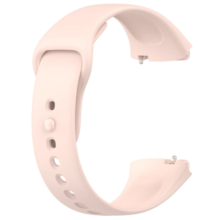 For Redmi Watch 3 Lite Sports Solid Color Silicone Replacement Watch Band(Pink) - Watch Bands by buy2fix | Online Shopping UK | buy2fix