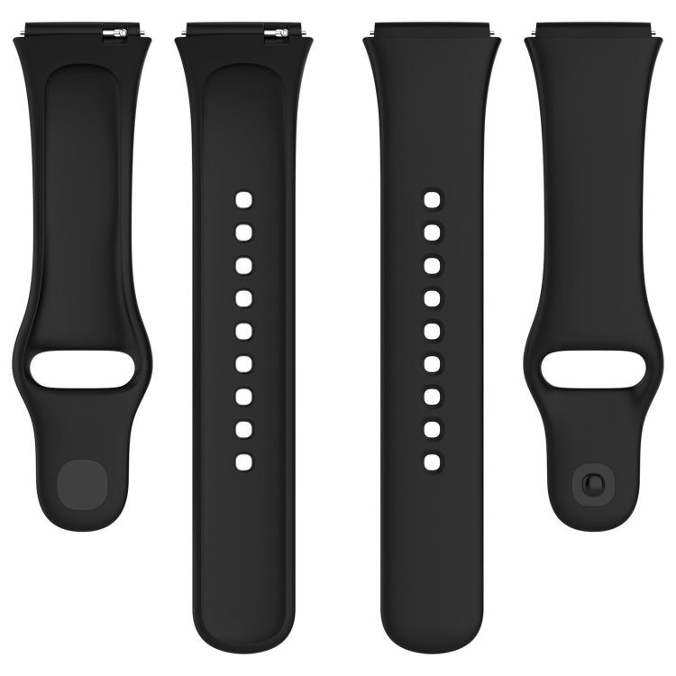 For Redmi Watch 3 Lite Sports Solid Color Silicone Replacement Watch Band(Blue) - Watch Bands by buy2fix | Online Shopping UK | buy2fix