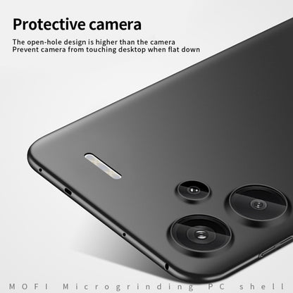 For Redmi Note 13 Pro+ MOFI Micro-Frosted PC Ultra-thin Hard Phone Case(Black) - Note 13 Pro+ Cases by MOFI | Online Shopping UK | buy2fix