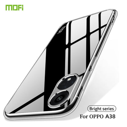 For OPPO A38 MOFI Ming Series Transparent Ultra-thin TPU Phone Case(Transparent) - OPPO Cases by MOFI | Online Shopping UK | buy2fix