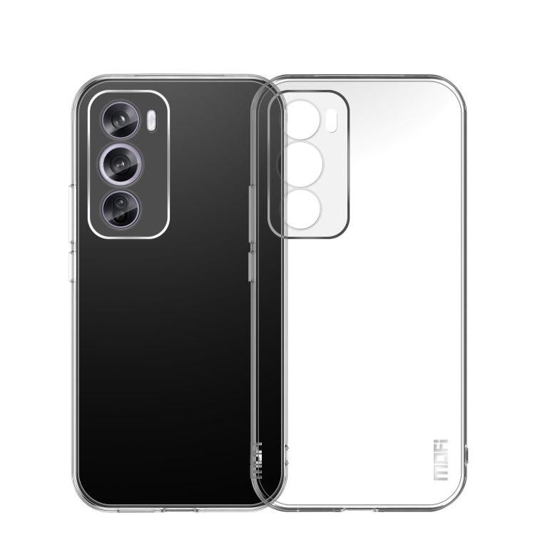 For OPPO Reno12 Pro Global MOFI Ming Series Transparent Ultra-thin TPU Phone Case(Transparent) - Reno12 Pro Cases by MOFI | Online Shopping UK | buy2fix