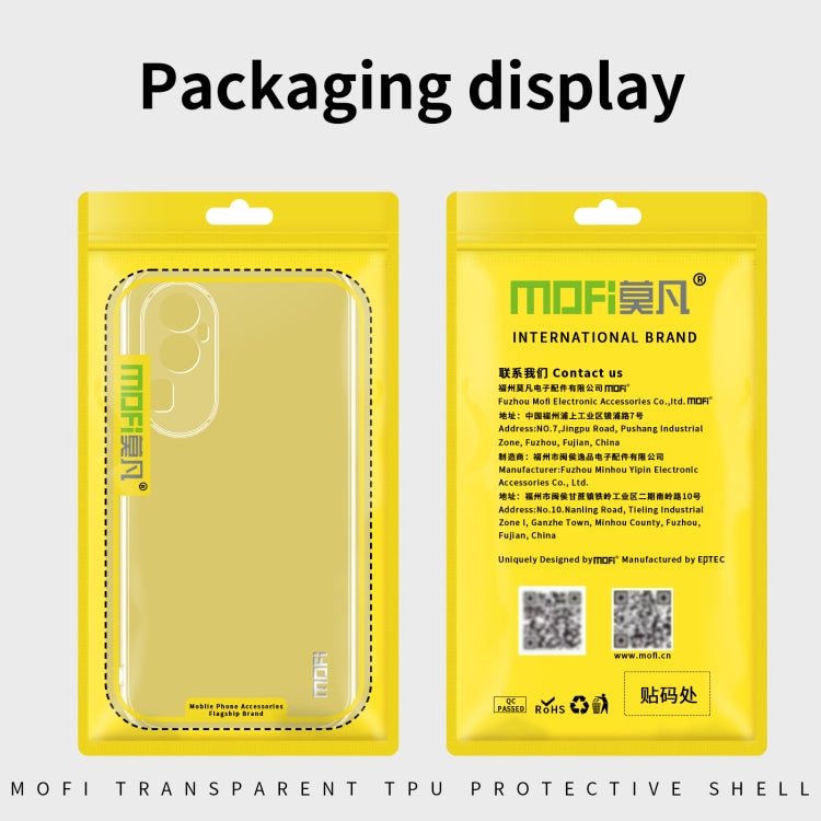 For OPPO Reno12 Global MOFI Ming Series Transparent Ultra-thin TPU Phone Case(Transparent) - Reno12 Cases by MOFI | Online Shopping UK | buy2fix