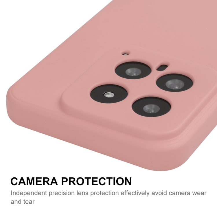 For Xiaomi 14 ENKAY Hat-Prince Liquid Silicone Shockproof Soft Phone Case(Pink) - 14 Cases by ENKAY | Online Shopping UK | buy2fix