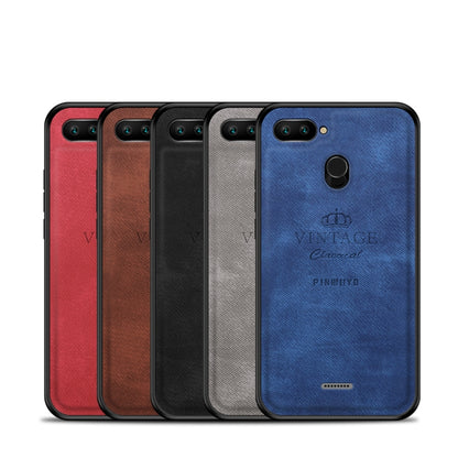 PINWUYO Shockproof Waterproof Full Coverage PC + TPU + Skin Protective Case for Xiaomi Redmi 6(Red) - Xiaomi Cases by PINWUYO | Online Shopping UK | buy2fix